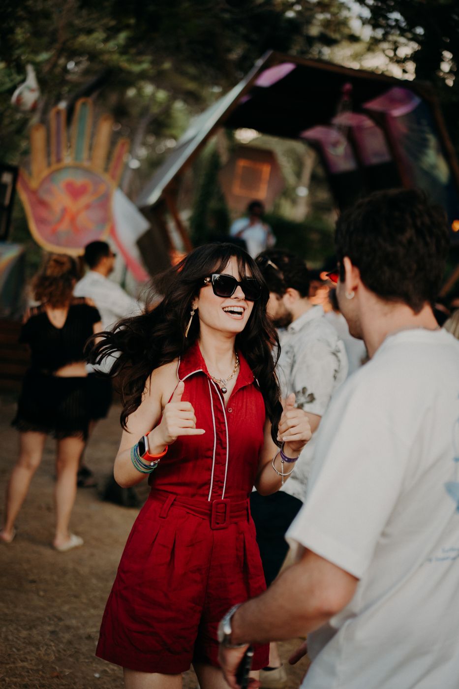 Let's Project — dancing in the forest area